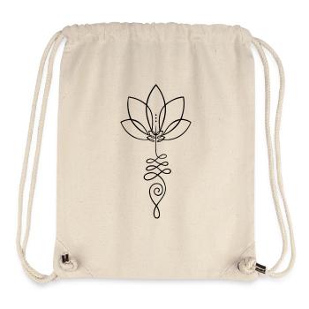 Yoga Lover Lotus Flower Spirituality Meditation - Stanley/Stella Recycled Gym Bag - natural - Front