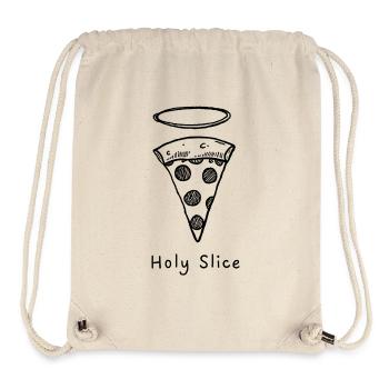 Holy Slice – Fine Line Pizza - Stanley/Stella recycelter Gym Bag - Naturweiß - Vorne
