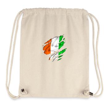 day flag ireland irish - Stanley/Stella Recycled Gym Bag - natural - Front