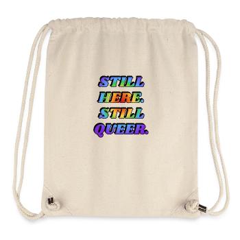 TOUJOURS LÀ TOUJOURS QUEER - Sac à cordon recyclé Stanley/Stella - blanc naturel - Devant