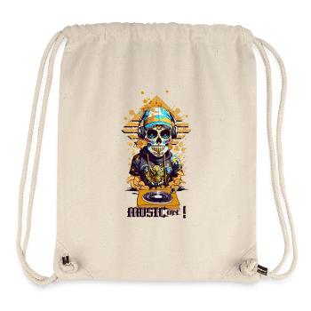 DJ Skull - Stanley/Stella recycelter Gym Bag - Naturweiß - Vorne