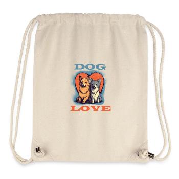 Amour de chien - Sac à cordon recyclé Stanley/Stella - blanc naturel - Devant