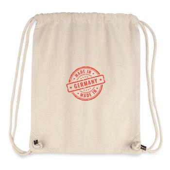 Fabriqué en Allemagne - Sac à cordon recyclé Stanley/Stella - blanc naturel - Devant