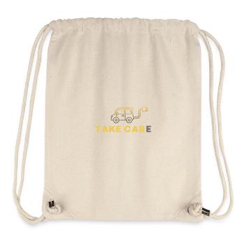 TAKE CARE - Stanley/Stella recycelter Gym Bag - Naturweiß - Vorne