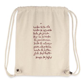 Solo Dios basta (Let nothing disturb thee) - Stanley/Stella Recycled Gym Bag - natural - Front