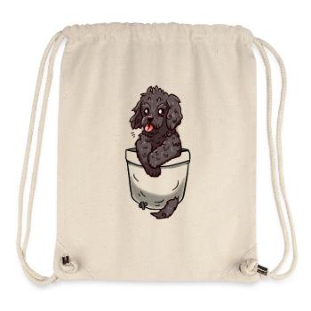 Poche Cockapoo - Sac à cordon recyclé Stanley/Stella - blanc naturel - Devant