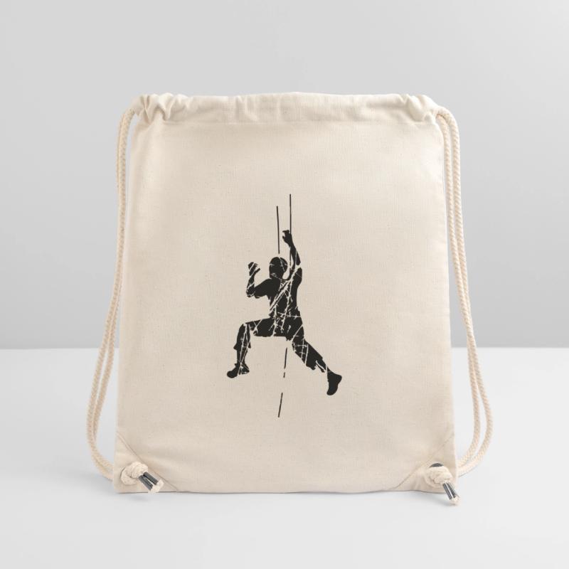cracks scratch old stamp climber climb over Stanley/Stella Recycled Gym Bag