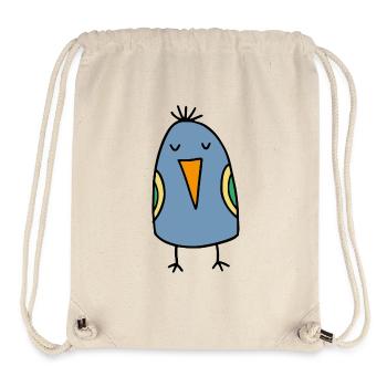 Drôle d’oiseau - Sac à cordon recyclé Stanley/Stella - blanc naturel - Devant