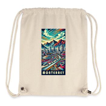 Monterrey Mexiko Stadt Reise Design - Stanley/Stella recycelter Gym Bag - Naturweiß - Vorne