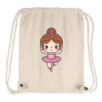 Classical ballet flat, kawaii design - Stanley/Stella Recycled Gym Bag - natural - Front