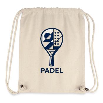 Padel - Sport de Raquette - Sac à cordon recyclé Stanley/Stella - blanc naturel - Devant