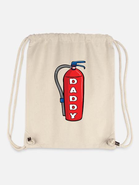 Fire Extinguisher Dad - Stanley/Stella Recycled Gym Bag - natural