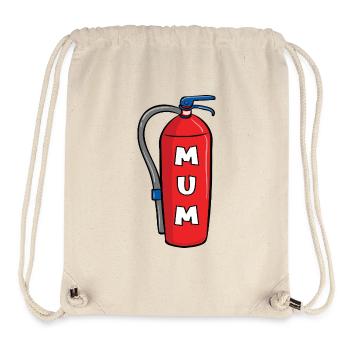 Fire Extinguisher Mum - Stanley/Stella Recycled Gym Bag - natural - Front