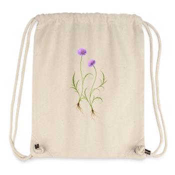 Meadow Flower Nature Illustration - Stanley/Stella Recycled Gym Bag - natural - Front