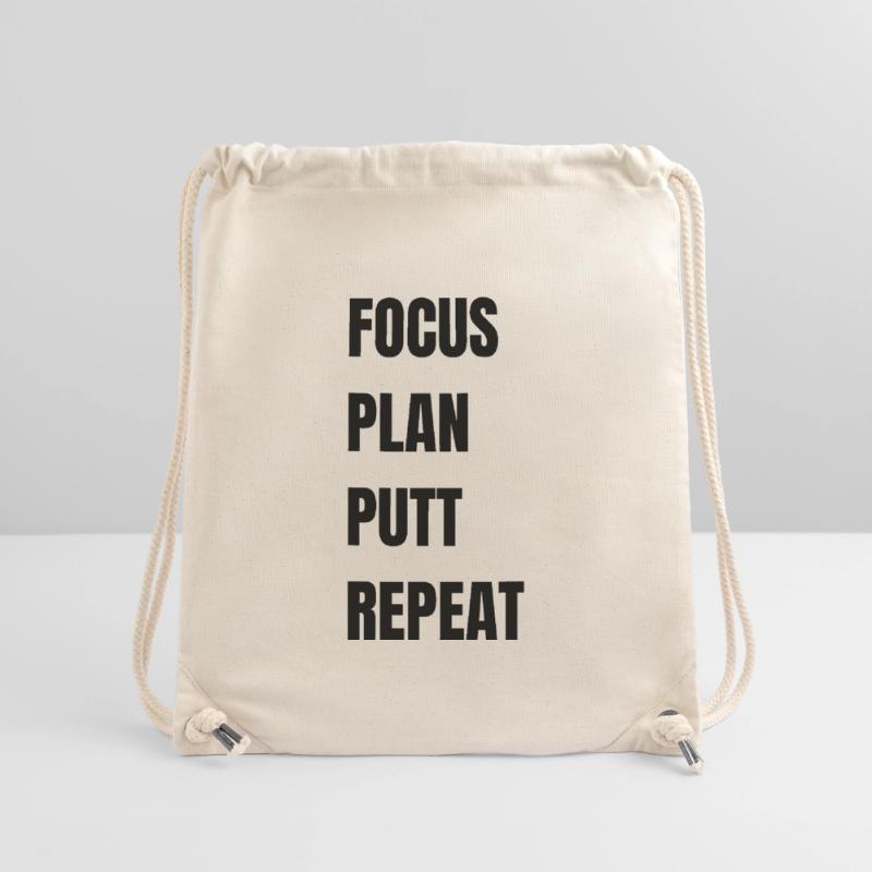 Golf Focus Plan Putt Repeat Stanley/Stella Recycled Gym Bag