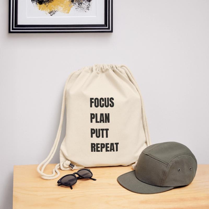 Golf Focus Plan Putt Repeat Stanley/Stella Recycled Gym Bag