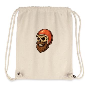 Skull Rider 01 - Stanley/Stella recycelter Gym Bag - Naturweiß - Vorne