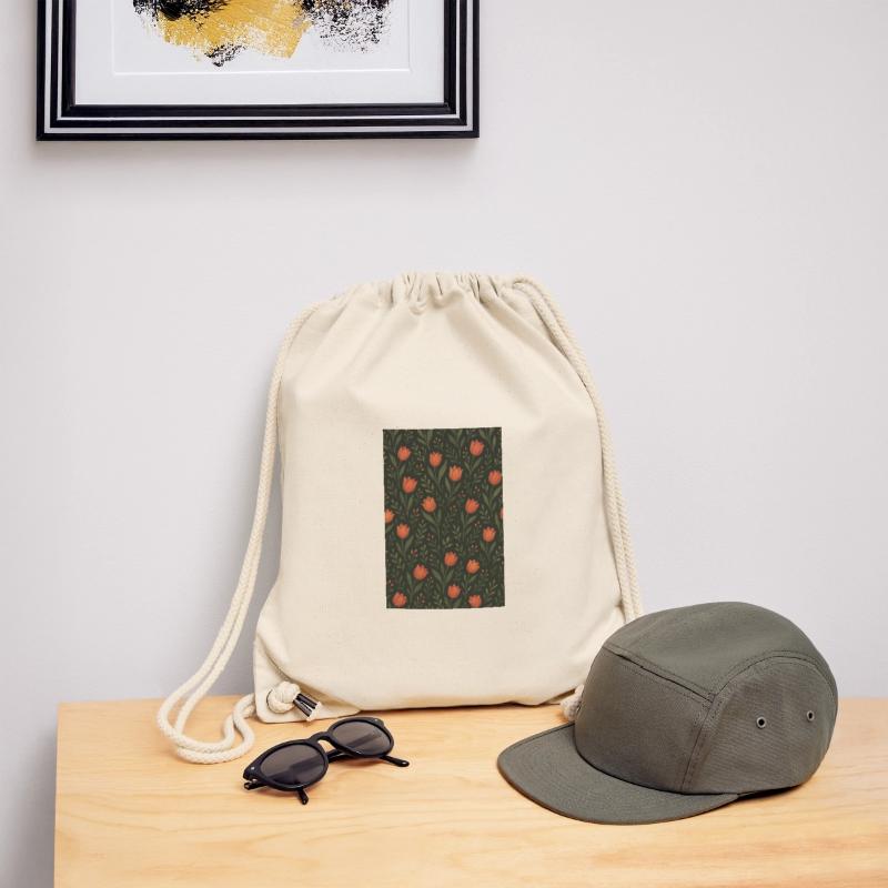 Tulpen Muster Stanley/Stella recycelter Gym Bag