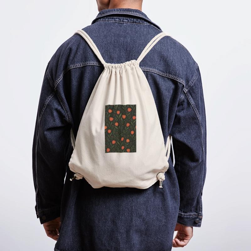 Tulpen Muster Stanley/Stella recycelter Gym Bag