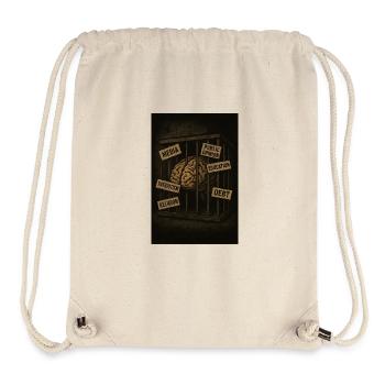 free your mind! - Stanley/Stella Recycled Gym Bag - natural - Front
