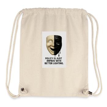 policy is just improv - Stanley/Stella Recycled Gym Bag - natural - Front