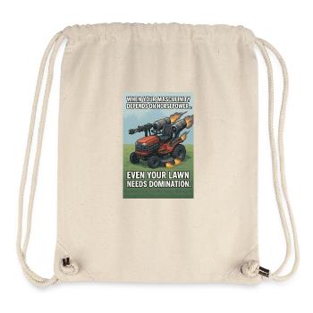 lawn needs domination? - Stanley/Stella Recycled Gym Bag - natural - Front