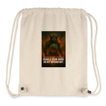 earth wants revenge - Stanley/Stella Recycled Gym Bag - natural - Front