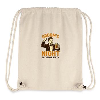 Polterabend - Stanley/Stella recycelter Gym Bag - Naturweiß - Vorne