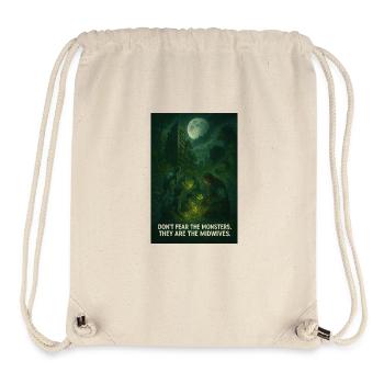 monsters are midwives - Stanley/Stella Recycled Gym Bag - natural - Front