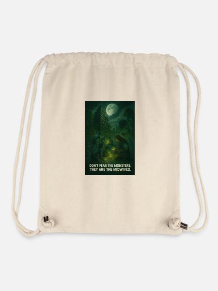 monsters are midwives - Stanley/Stella Recycled Gym Bag - natural