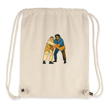 schwinger bekannt - Stanley/Stella recycelter Gym Bag - Naturweiß - Vorne