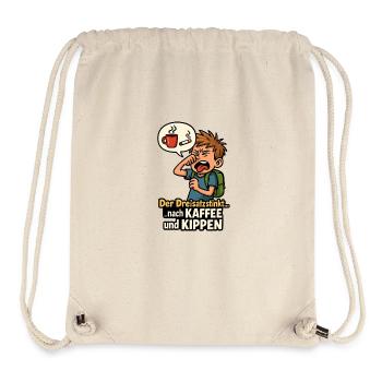 Lehrer Kaffee Zigaretten Mundgeruch - Stanley/Stella recycelter Gym Bag - Naturweiß - Vorne