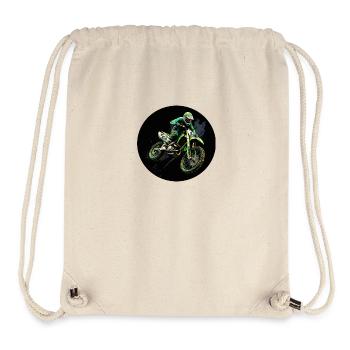 Motorcross Logo - Stanley/Stella recycelter Gym Bag - Naturweiß - Vorne
