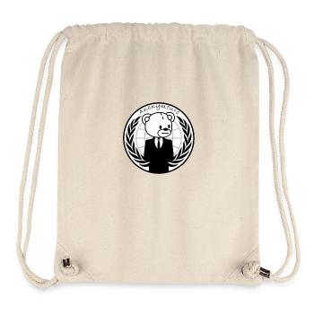 Anonymours Body White - Sac à cordon recyclé Stanley/Stella - blanc naturel - Devant
