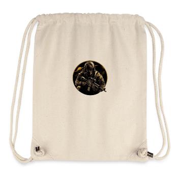 Special Forces Soldier Soldat Logo - Stanley/Stella recycelter Gym Bag - Naturweiß - Vorne