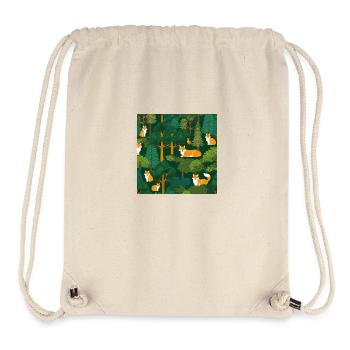wald - Stanley/Stella recycelter Gym Bag - Naturweiß - Vorne
