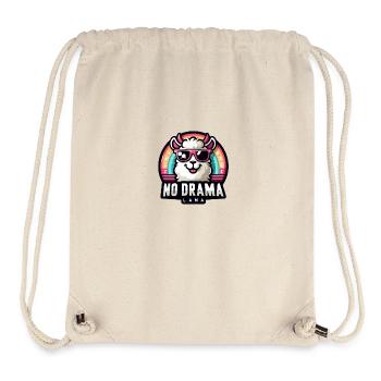 No drama Lama - Stanley/Stella Recycled Gym Bag - natural - Front