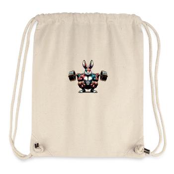 Squats Bunny - Stanley/Stella Recycled Gym Bag - natural - Front