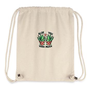 Aloe you vera much - Stanley/Stella Recycled Gym Bag - natural - Front
