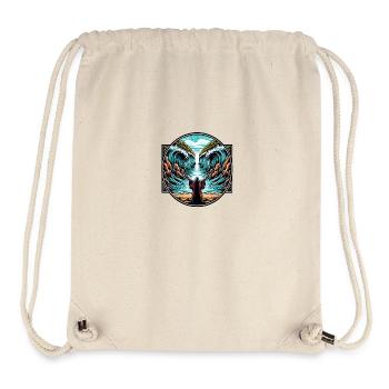 Moses teilt das Meer. - Stanley/Stella recycelter Gym Bag - Naturweiß - Vorne