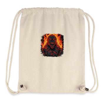 birthday present animal kingdom silverback nature - Stanley/Stella recycelter Gym Bag - Naturweiß - Vorne