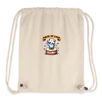 Piece Of Cake - Stanley/Stella recycelter Gym Bag - Naturweiß - Vorne