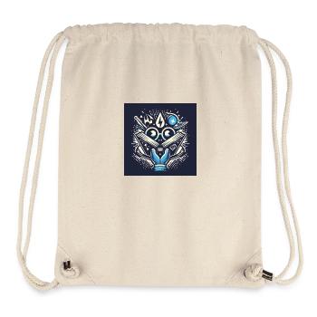 Magic world - Stanley/Stella recycelter Gym Bag - Naturweiß - Vorne