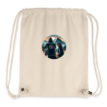 Doggy Mountain Day - Stanley/Stella Recycled Gym Bag - natural - Front