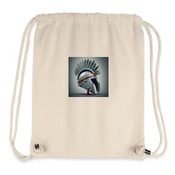 Spartanischer Helm - Stanley/Stella recycelter Gym Bag - Naturweiß - Vorne