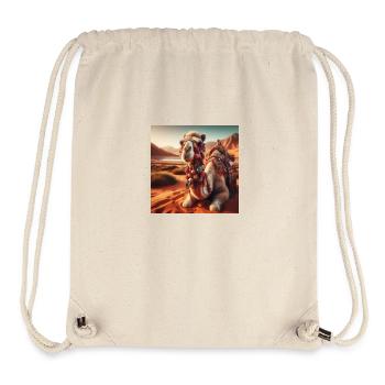camel in a desert A1 - Stanley/Stella Recycled Gym Bag - natural - Front