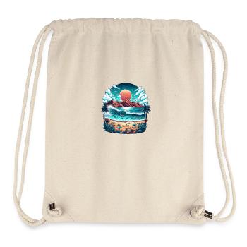 Summer feeling - Stanley/Stella recycelter Gym Bag - Naturweiß - Vorne