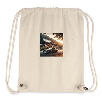 JDM Temple - Stanley/Stella Recycled Gym Bag - natural - Front