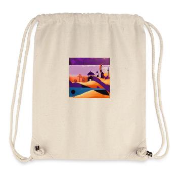 Desert Life - Stanley/Stella Recycled Gym Bag - natural - Front