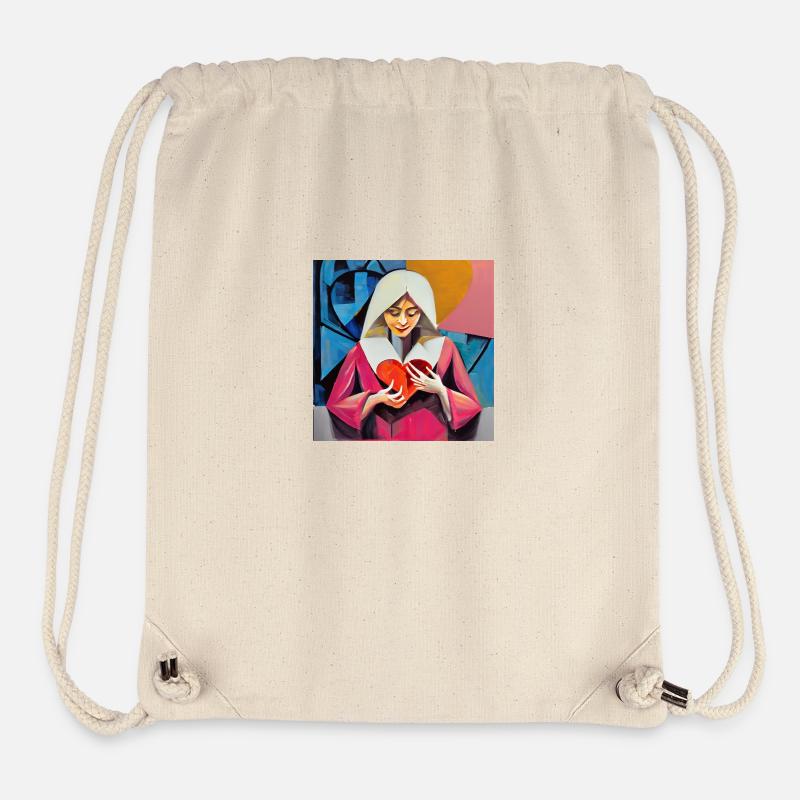 Unconditional love - Stanley/Stella Recycled Gym Bag - natural